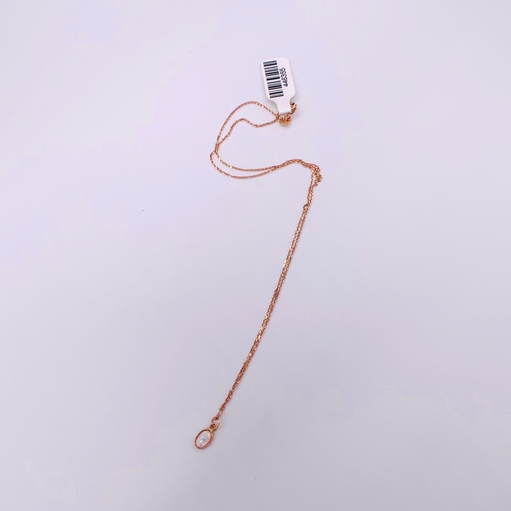 Opal Necklace-Rose Gold - Picture 3 of 4